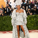 Rihanna at the 2018 Met Gala in Cartier jewels.